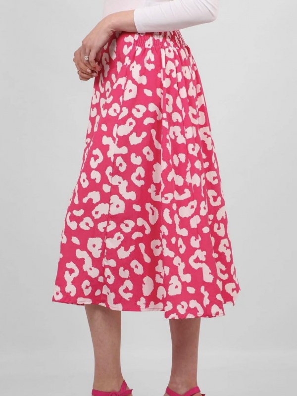【babylclub】Pink leopard tight skirt Women's Leopard Print Mini Skirt Short Skorts Elastic